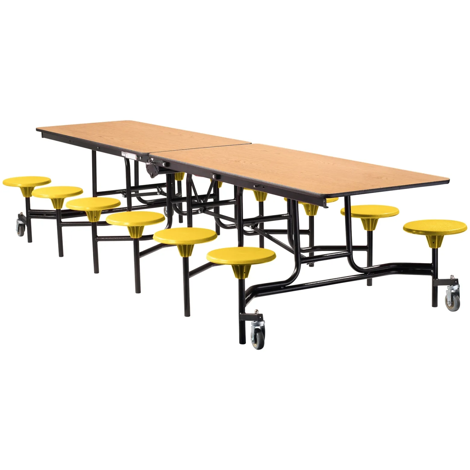 12' Cafeteria Table with 12 Stools - 30"W x 145"D