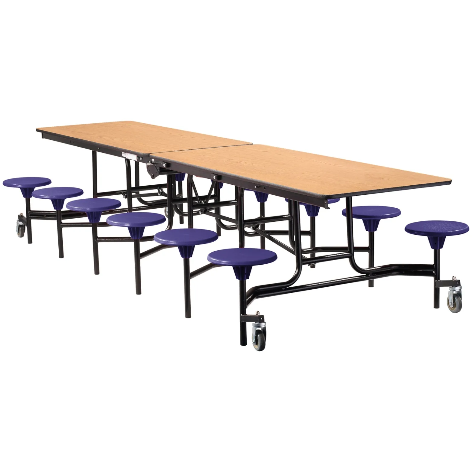 12' Cafeteria Table with 12 Stools - 30"W x 145"D