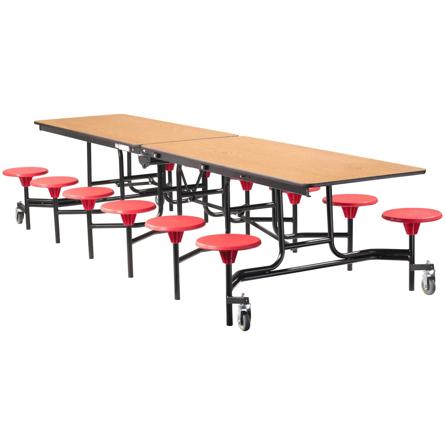 12' Cafeteria Table with 12 Stools - 30"W x 145"D