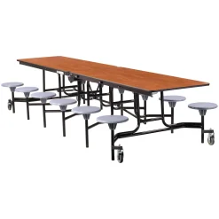 12' Cafeteria Table with 12 Stools - 30
