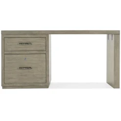 60" Desk w/File