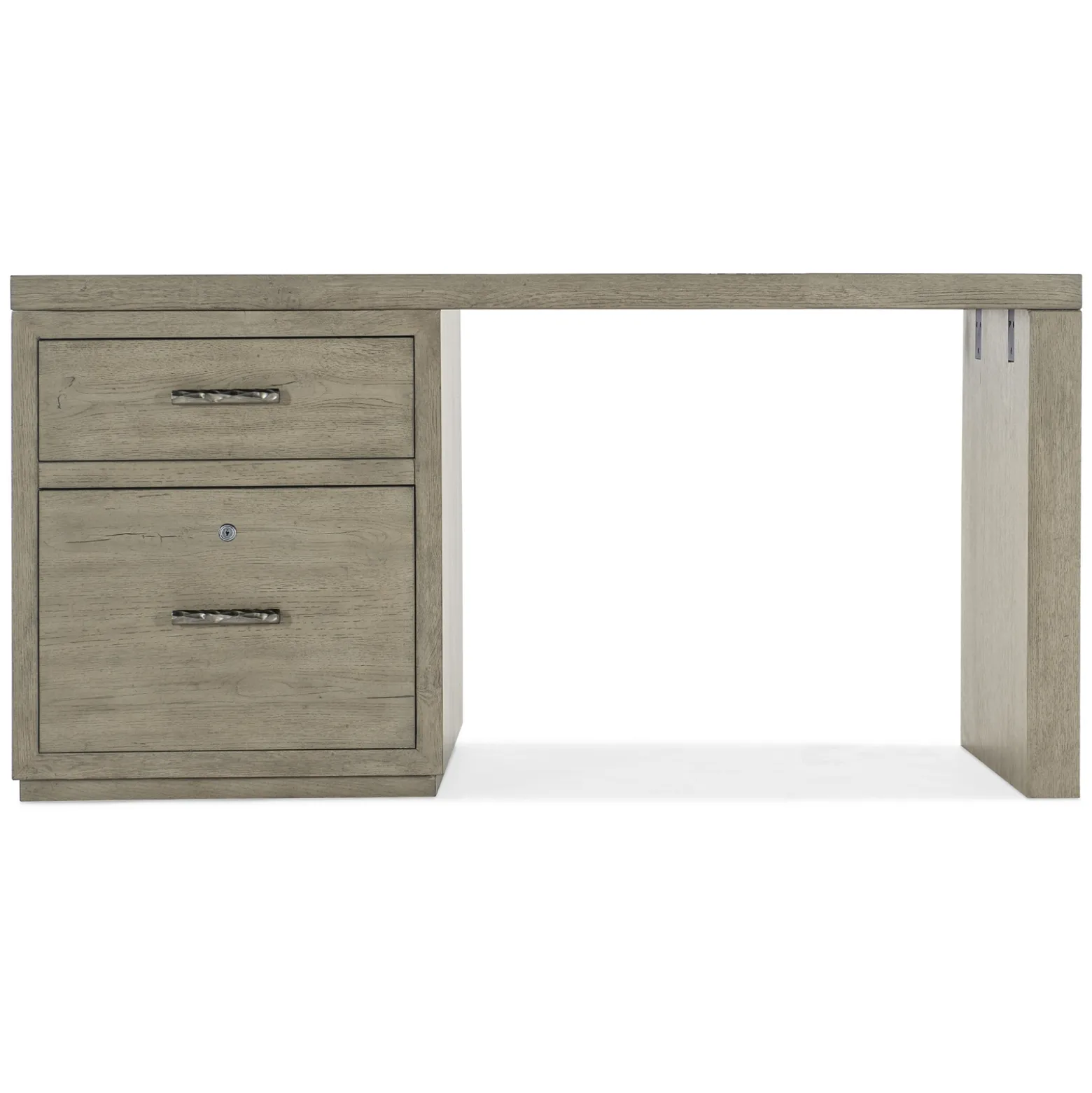60" Desk w/File