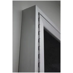 2 Door Enclosed Recycled Rubber Bulletin Board 5'Wx4'H