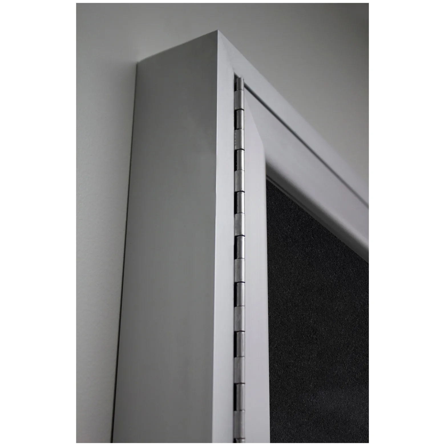 2 Door Enclosed Recycled Rubber Bulletin Board 5'Wx4'H