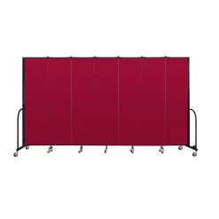 13 Ft. Rolling Partition Wall with 7 Panels