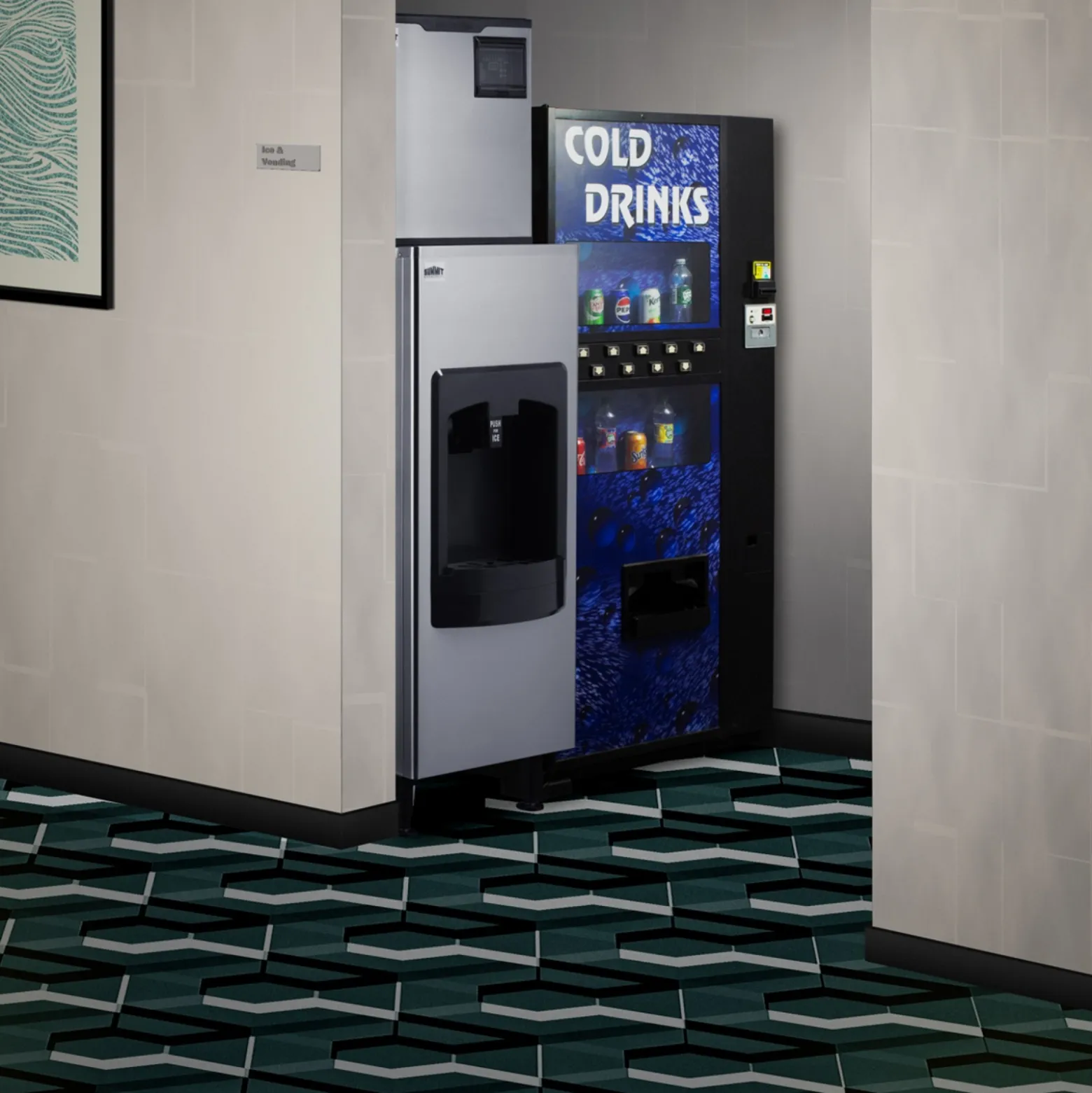350 lb. Commercial Ice Machine