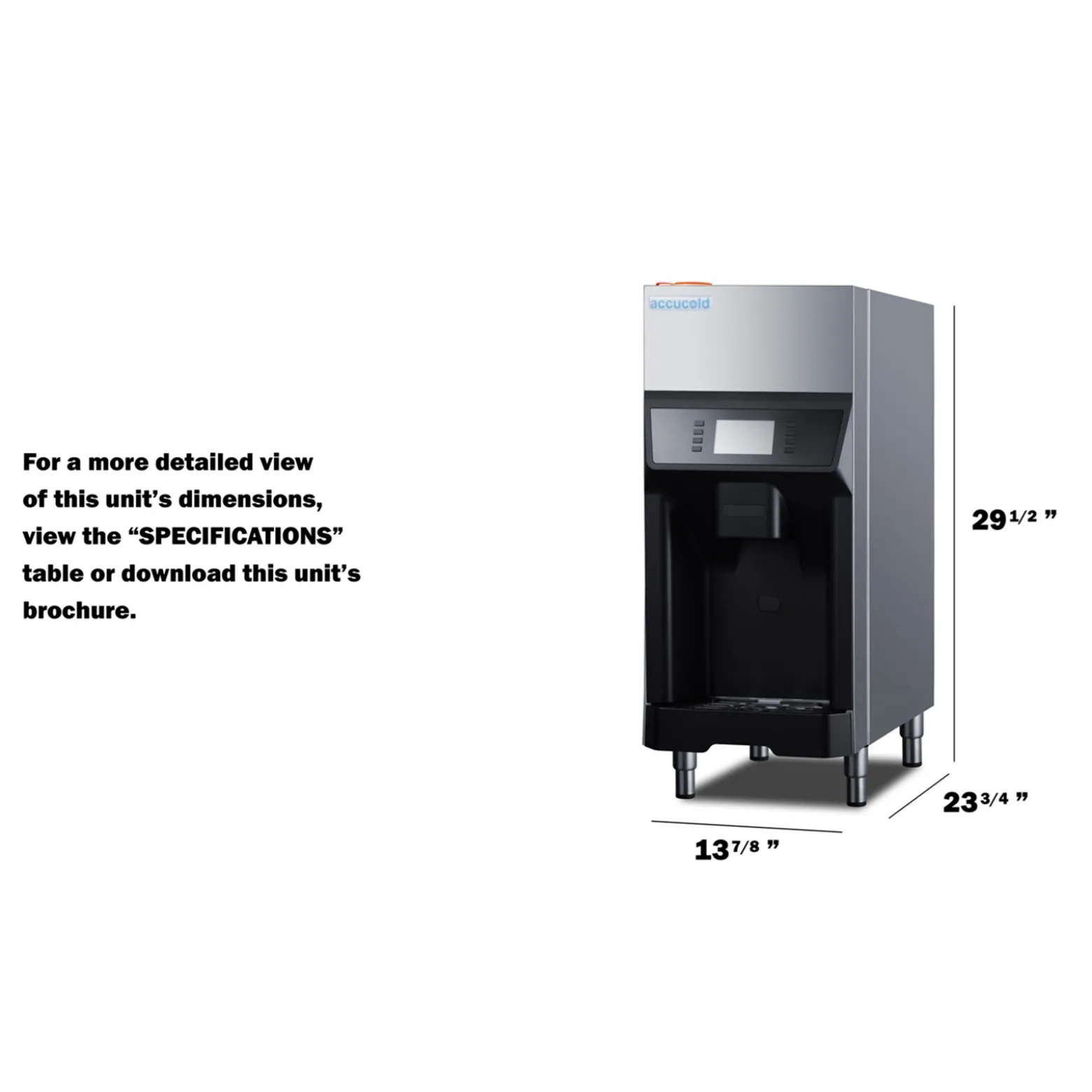 220 lb. Ice and Water Dispenser