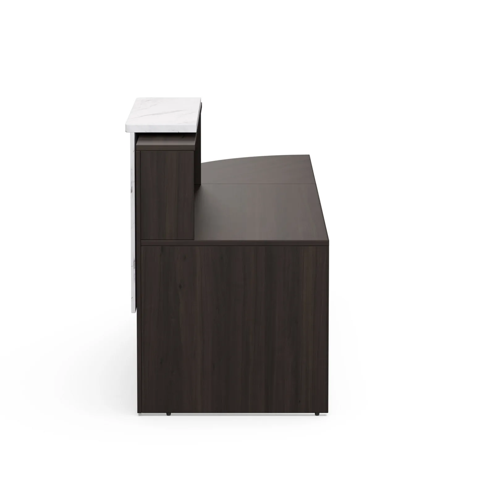 47" Reception Desk w/ Curve
