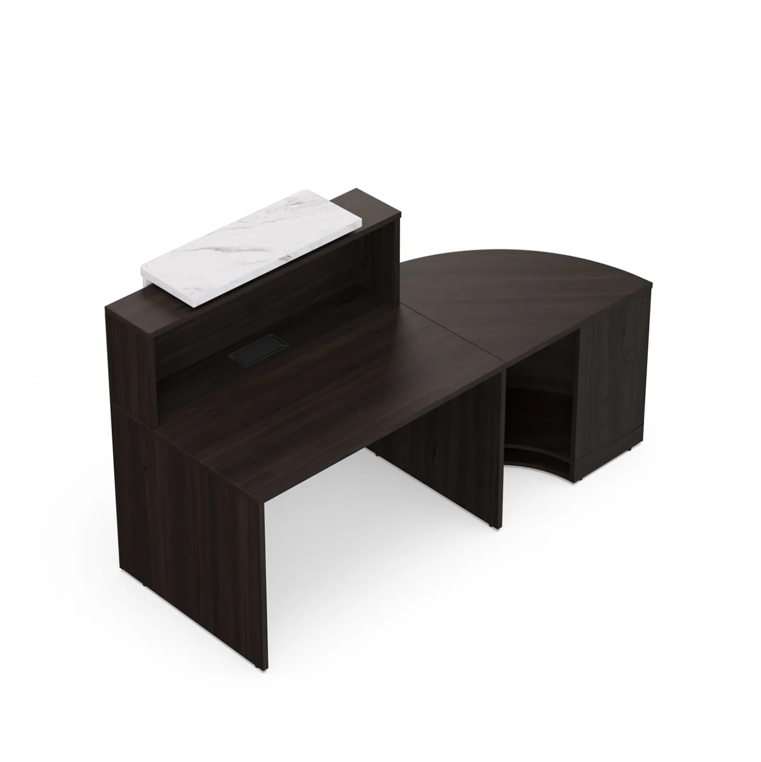 47" Reception Desk w/ Curve