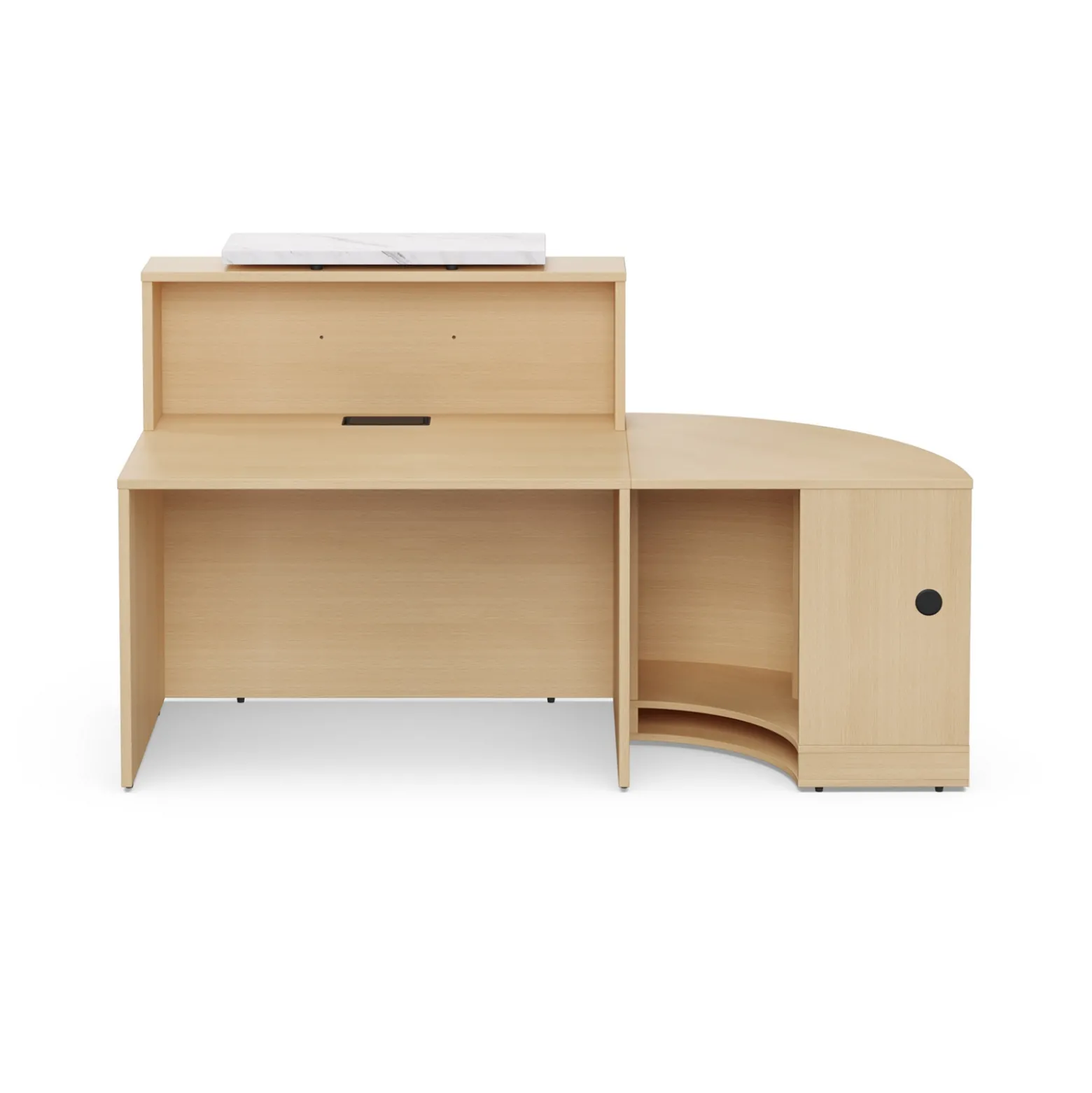 47" Reception Desk w/ Curve