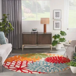 5'3" Round Area Rug