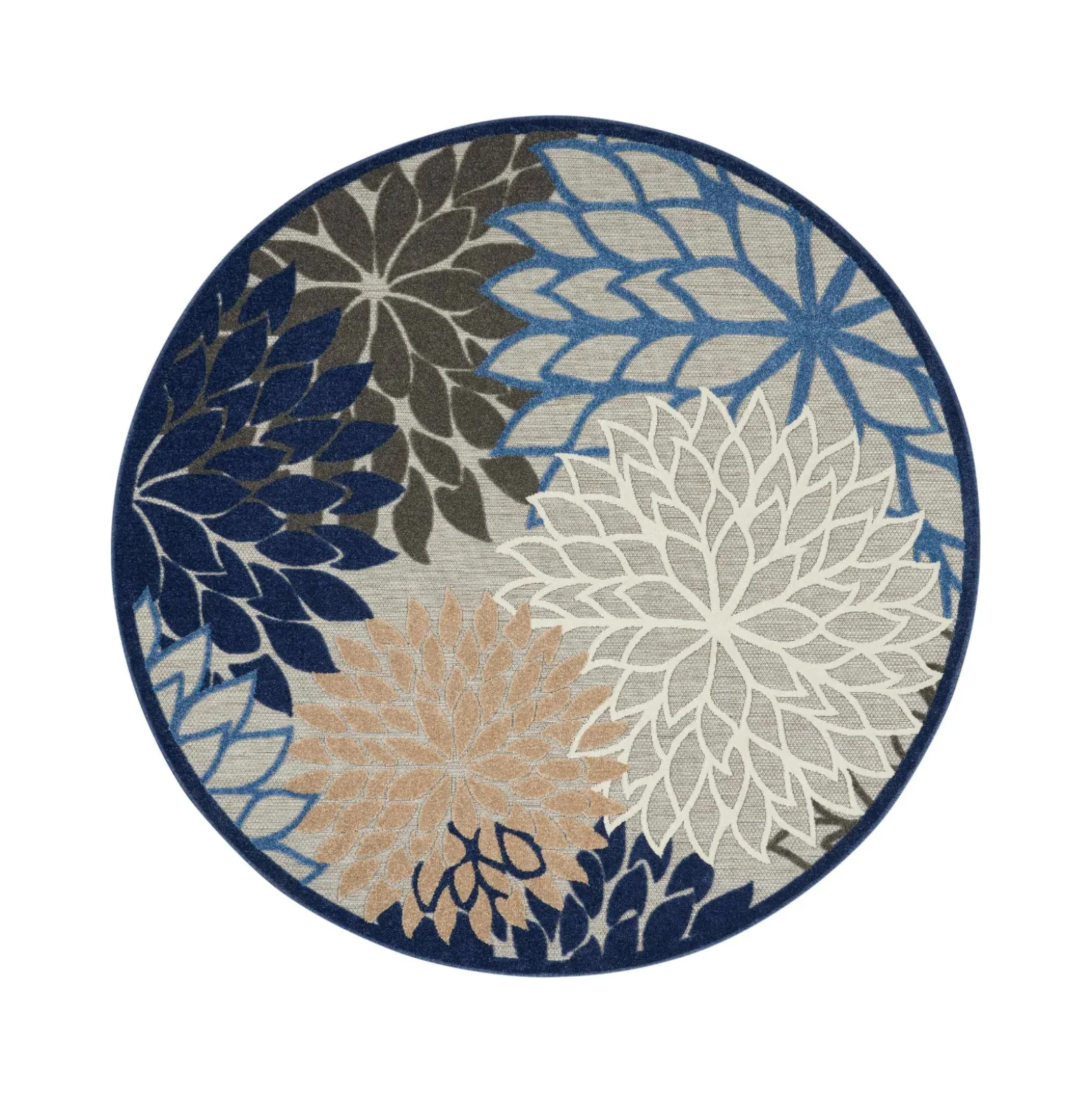 7'10" Round Area Rug
