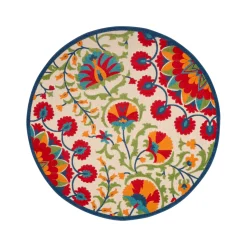 7'10" Round Area Rug