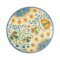 7'10" Round Area Rug