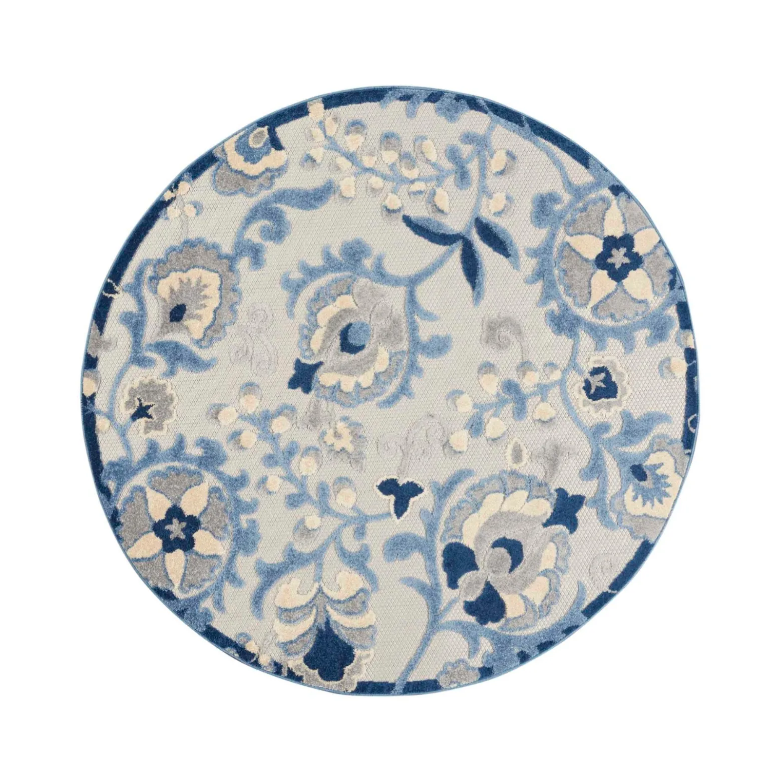 7'10" Round Area Rug
