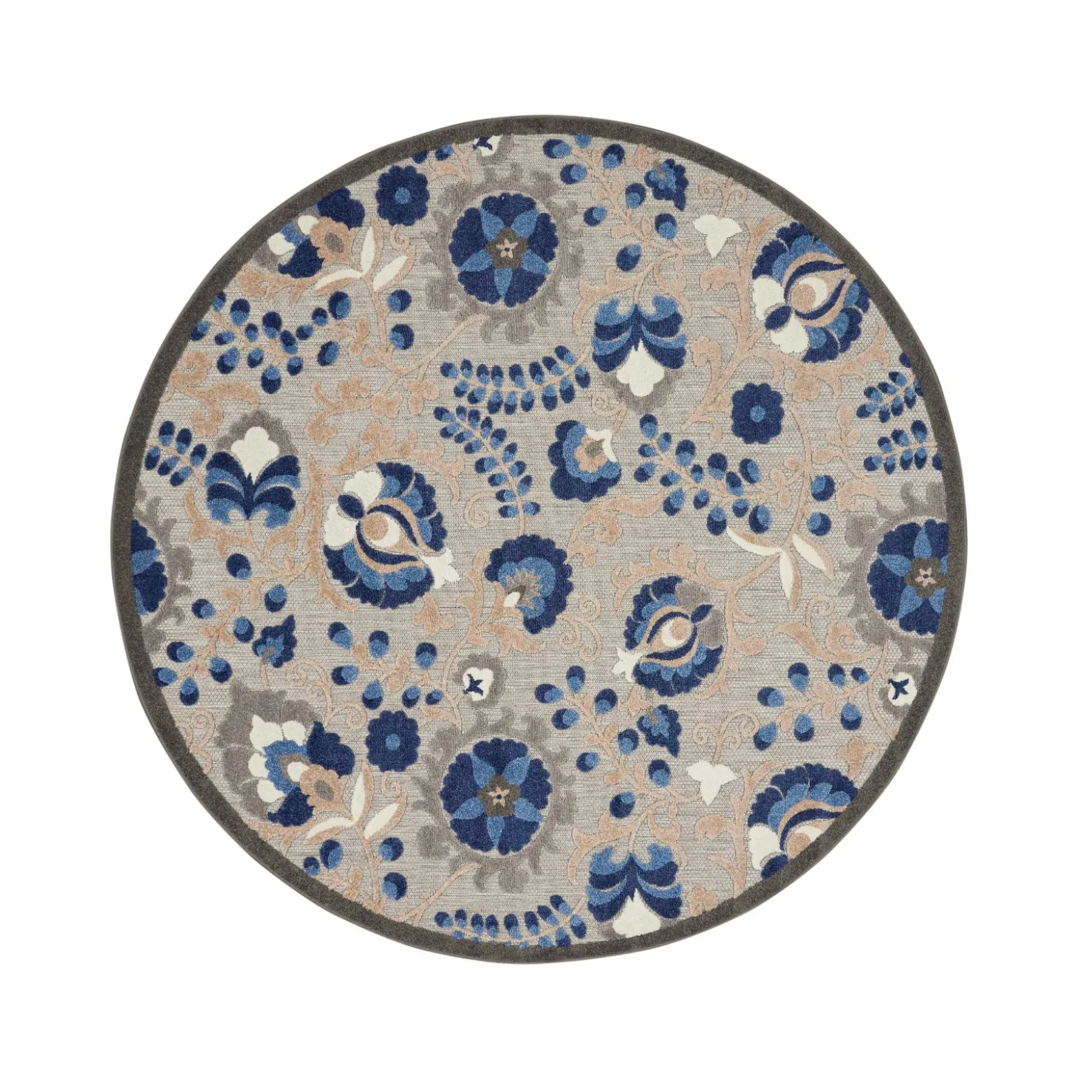 7'10" Round Area Rug