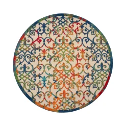7'10" Round Area Rug
