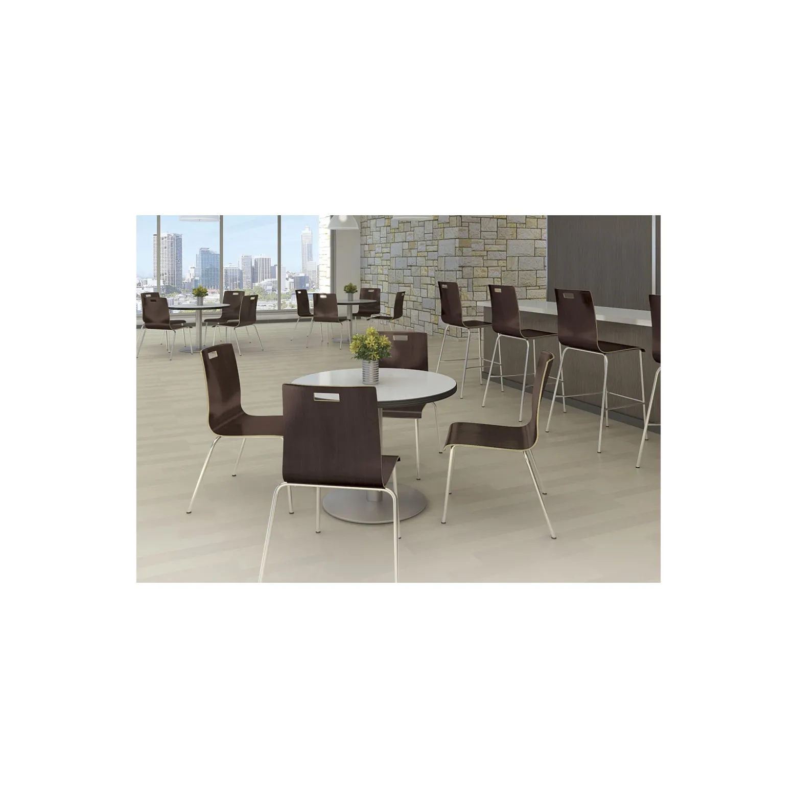 36" Round Barista Standard Height Table