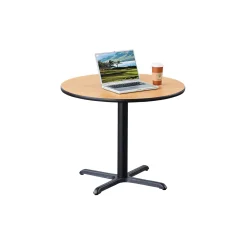 36" Round Table with X Base