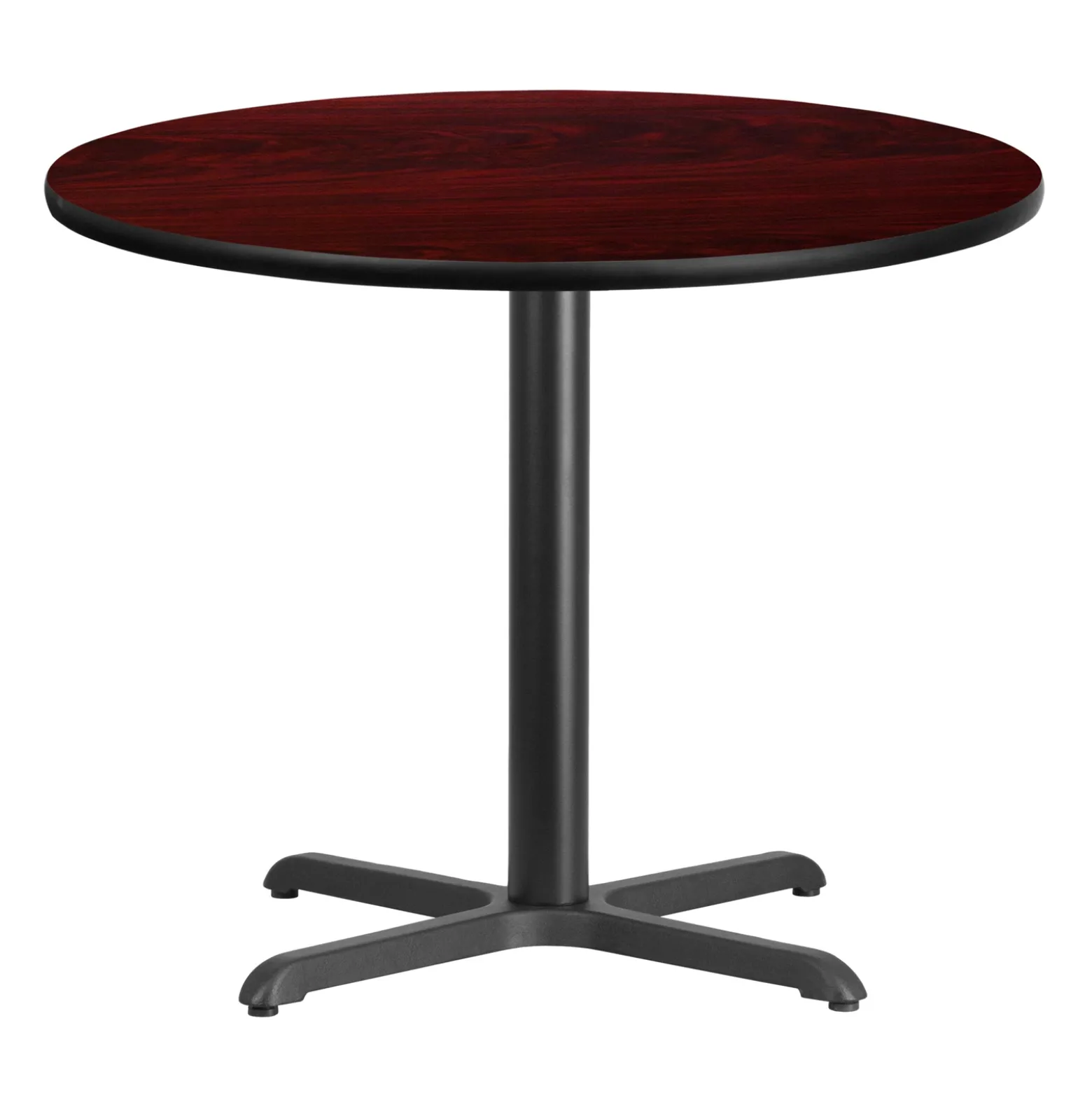 36" Round Table with X Base