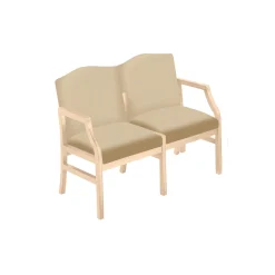 2 Seat Sofa in Heavy Duty Upholstery