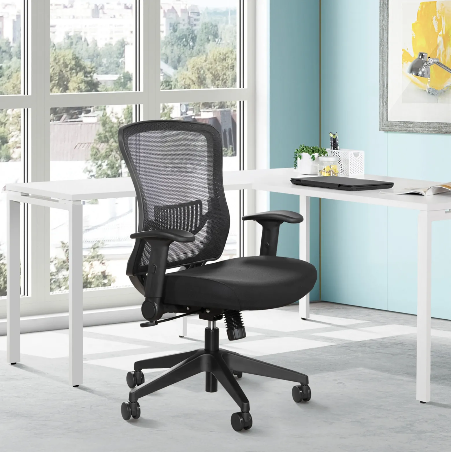 515 Series Air Grid Back Managers Chair with Padded Mesh Seat