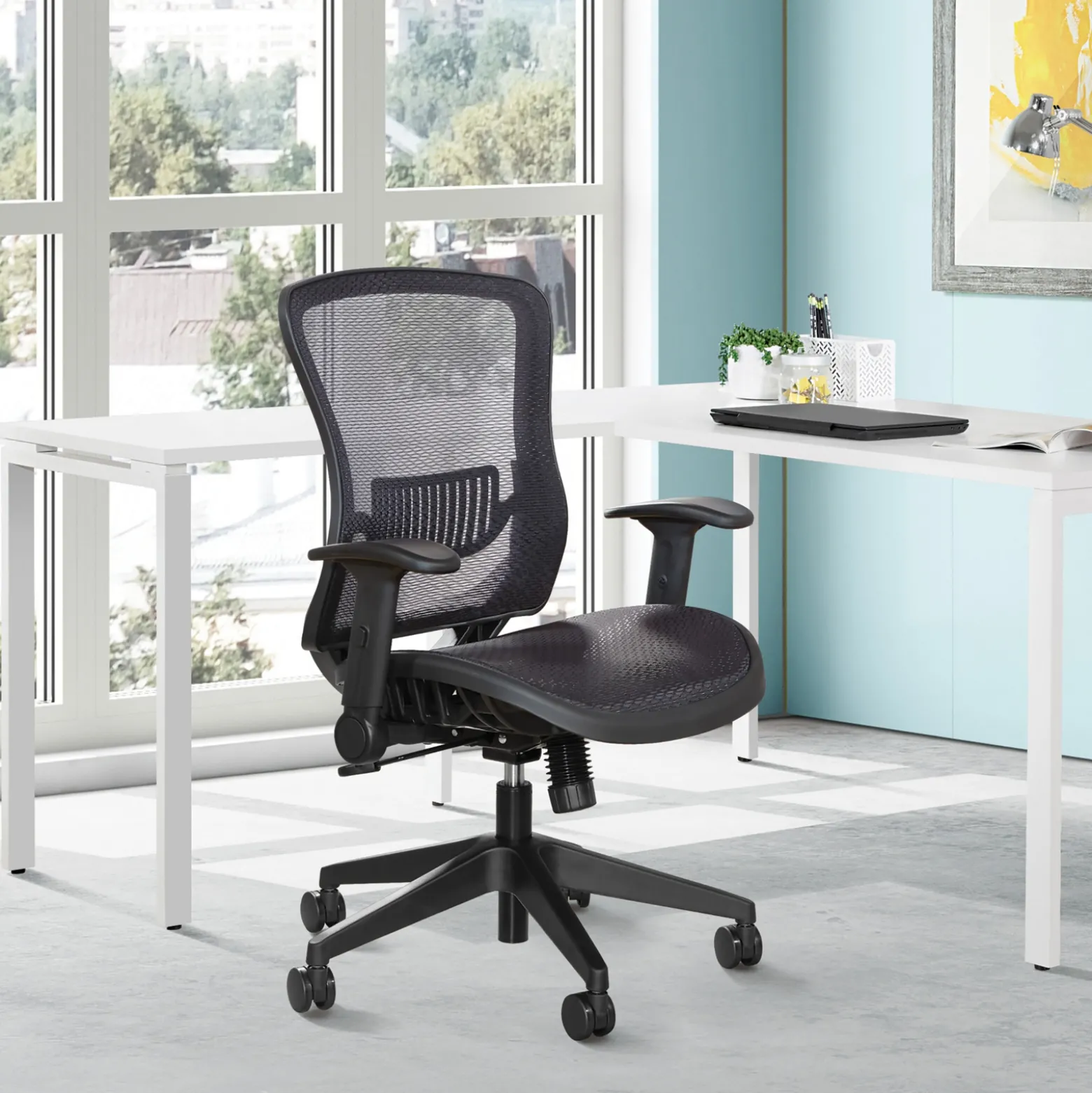 515 Series Air Grid Seat Back Managers Chair with Mesh Seat