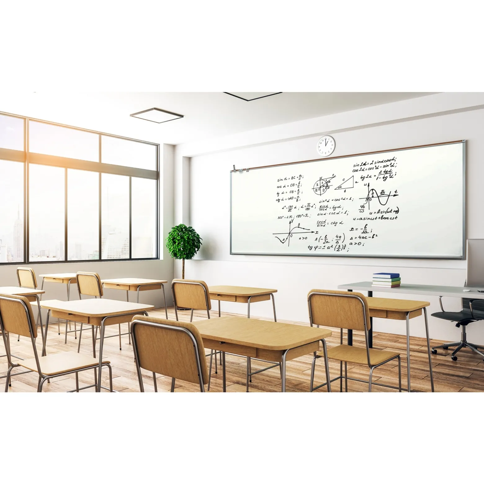 120 Series Porcelain Markerboard 36"x48"