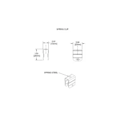 16' Track for Drywall Ceiling - For 17'6"W Curtain