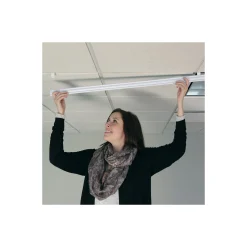 8' Track Set for Tiled Ceiling - For 8'6"W Curtain