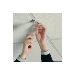 40' Track Set for Tiled Ceiling - For Two Stations with 17'6"W Curtains