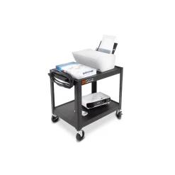 26" Two-shelf Steel AV Cart