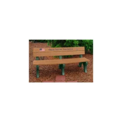 6' Veterans Memorial Bench
