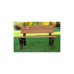 4' Veterans Memorial Bench