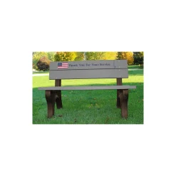 4' Veterans Memorial Bench