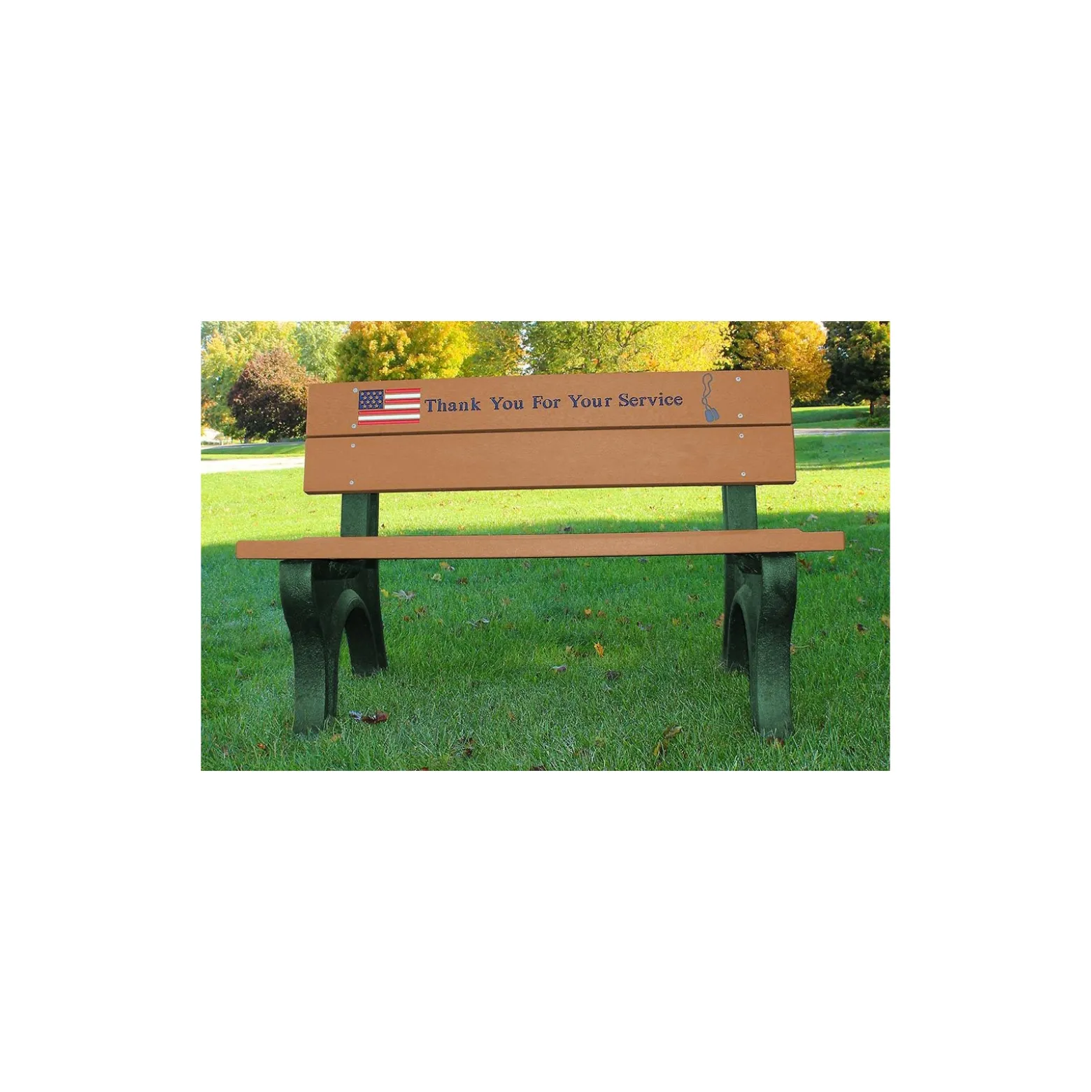 4' Veterans Memorial Bench