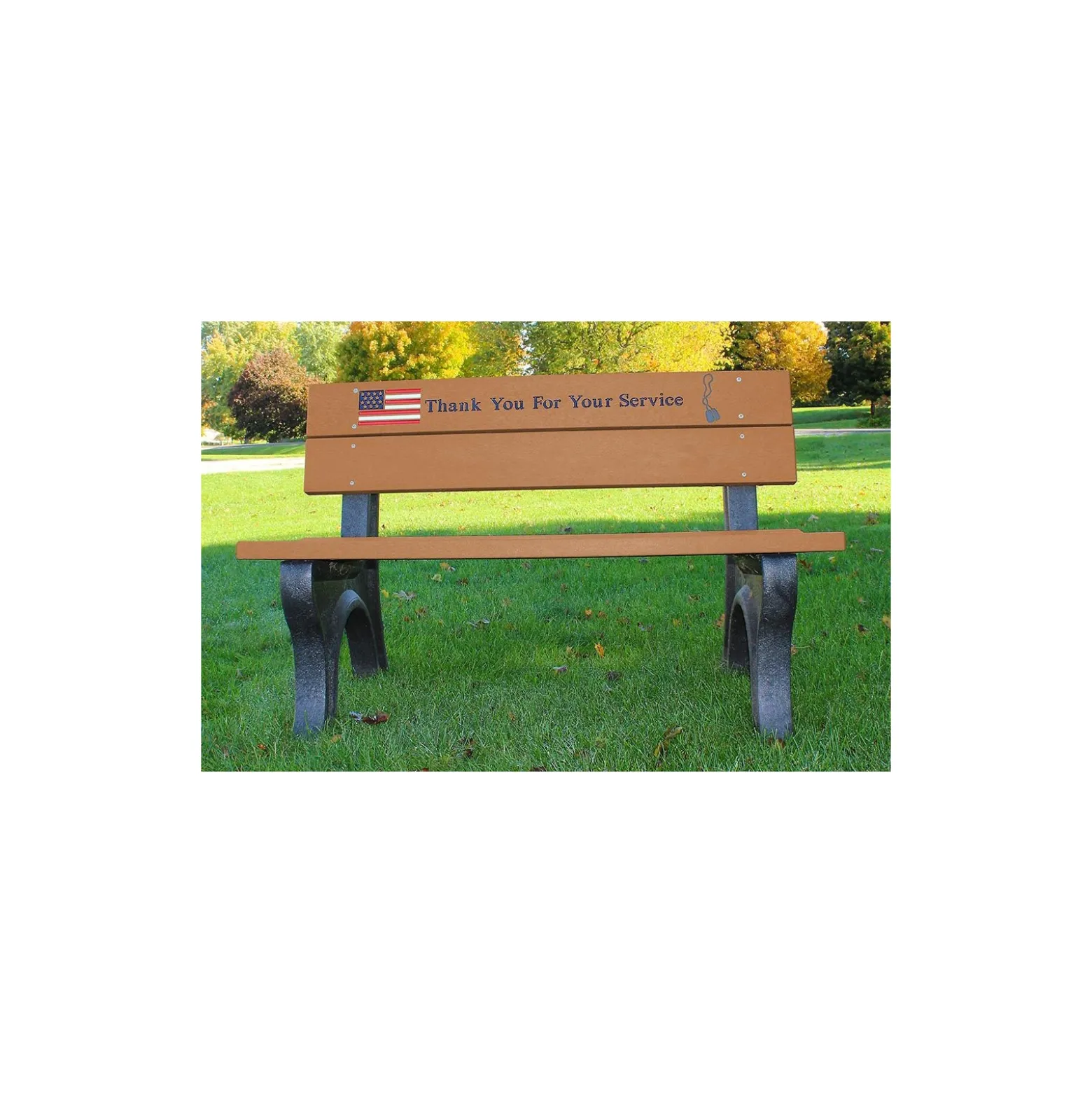 4' Veterans Memorial Bench