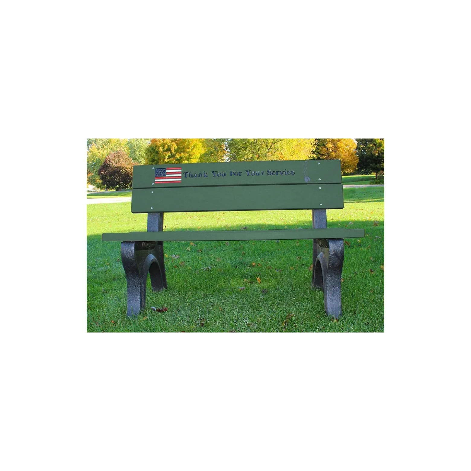 4' Veterans Memorial Bench
