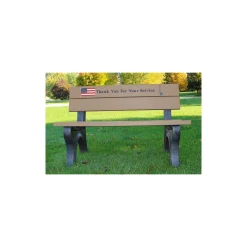 4' Veterans Memorial Bench