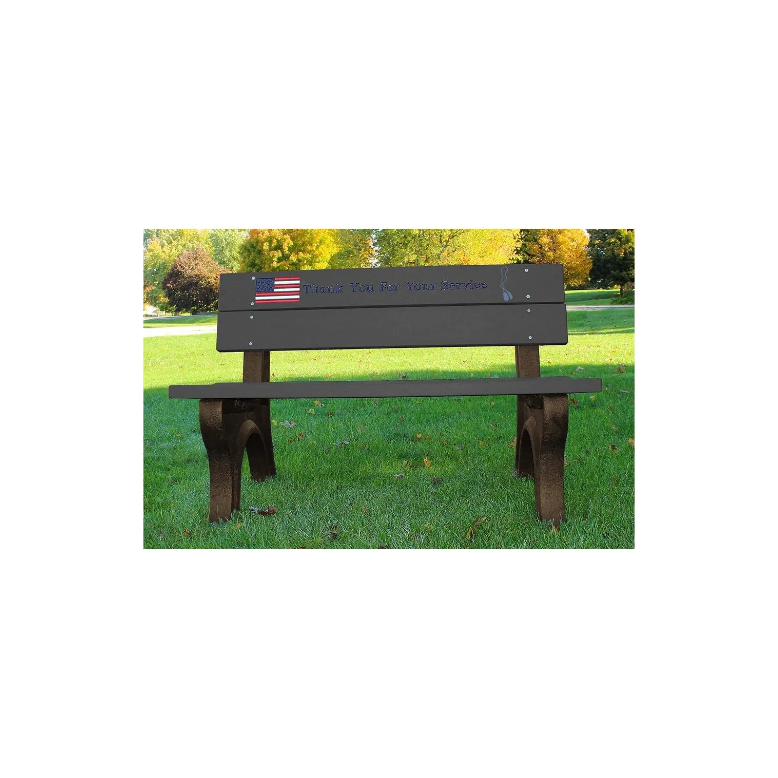 4' Veterans Memorial Bench