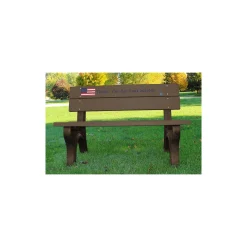 4' Veterans Memorial Bench