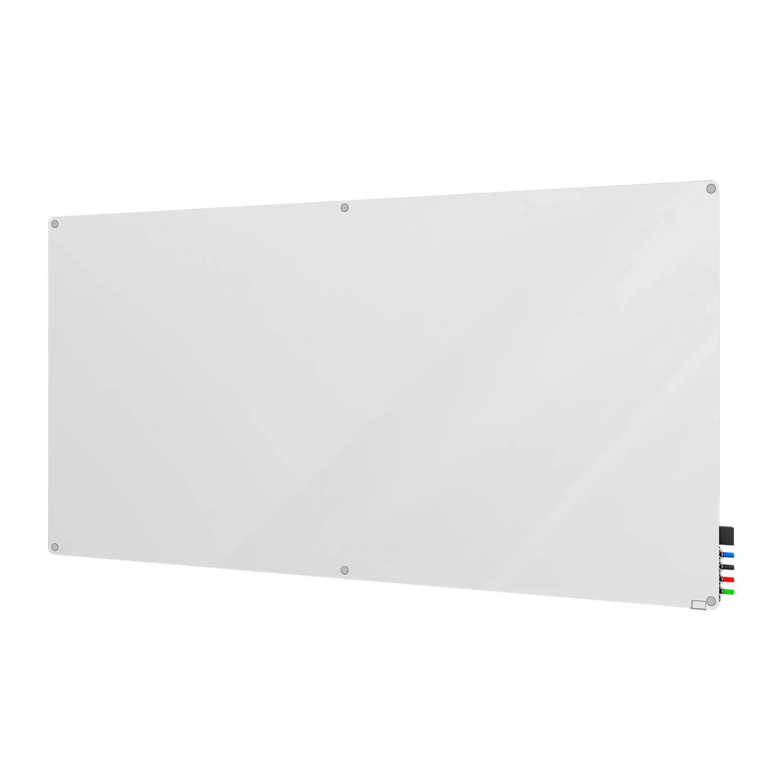 6' W x 4' H Magnetic Square Corner Glass Board