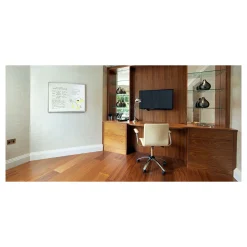 5' W x 3' H Porcelain White Board with Aluminum Frame