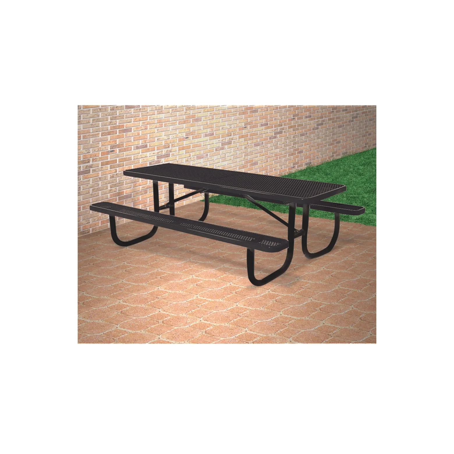 6' Wide Rectangular Outdoor Table