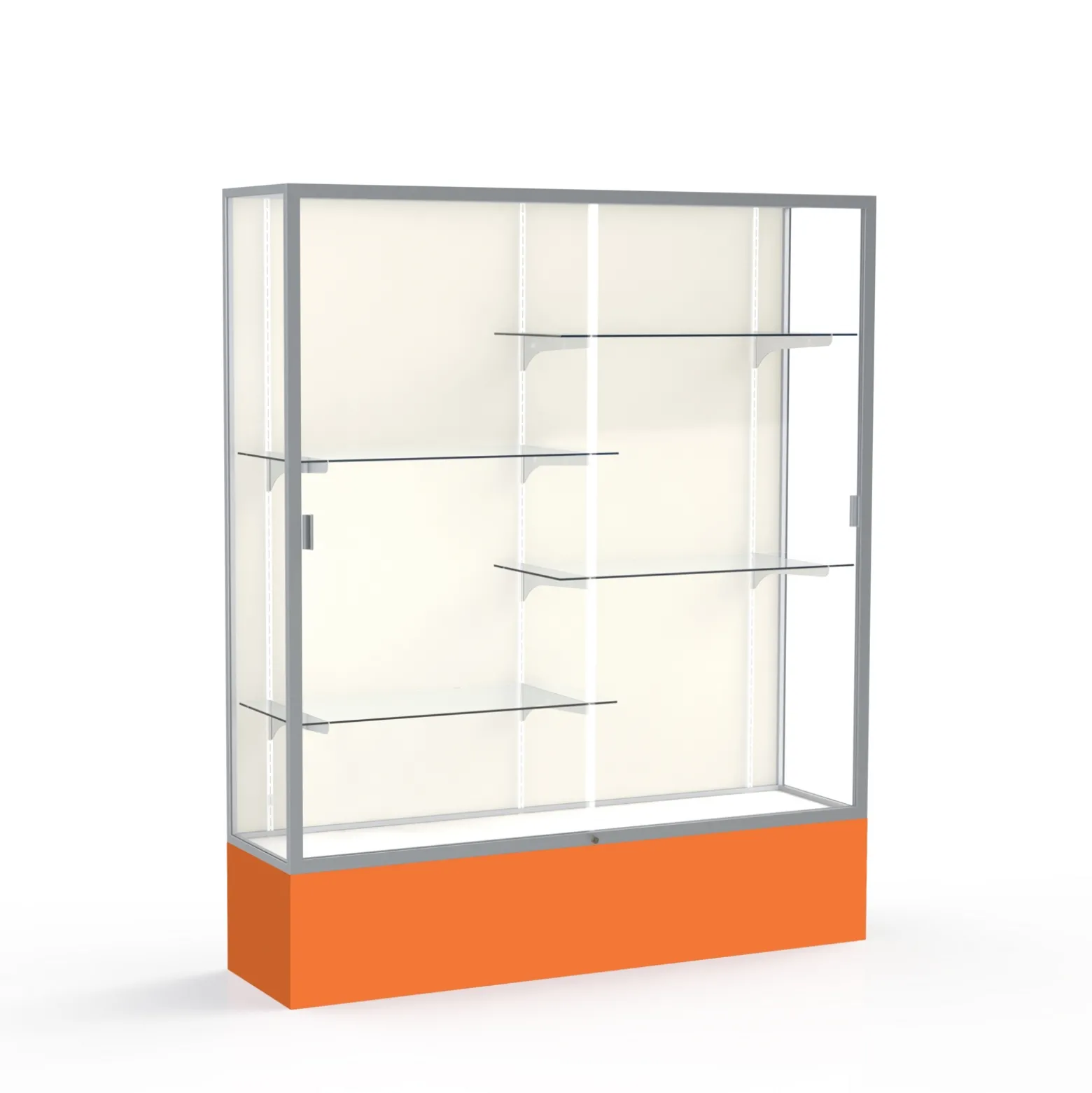 60" Wide Spirit Display Case with Fabric Back