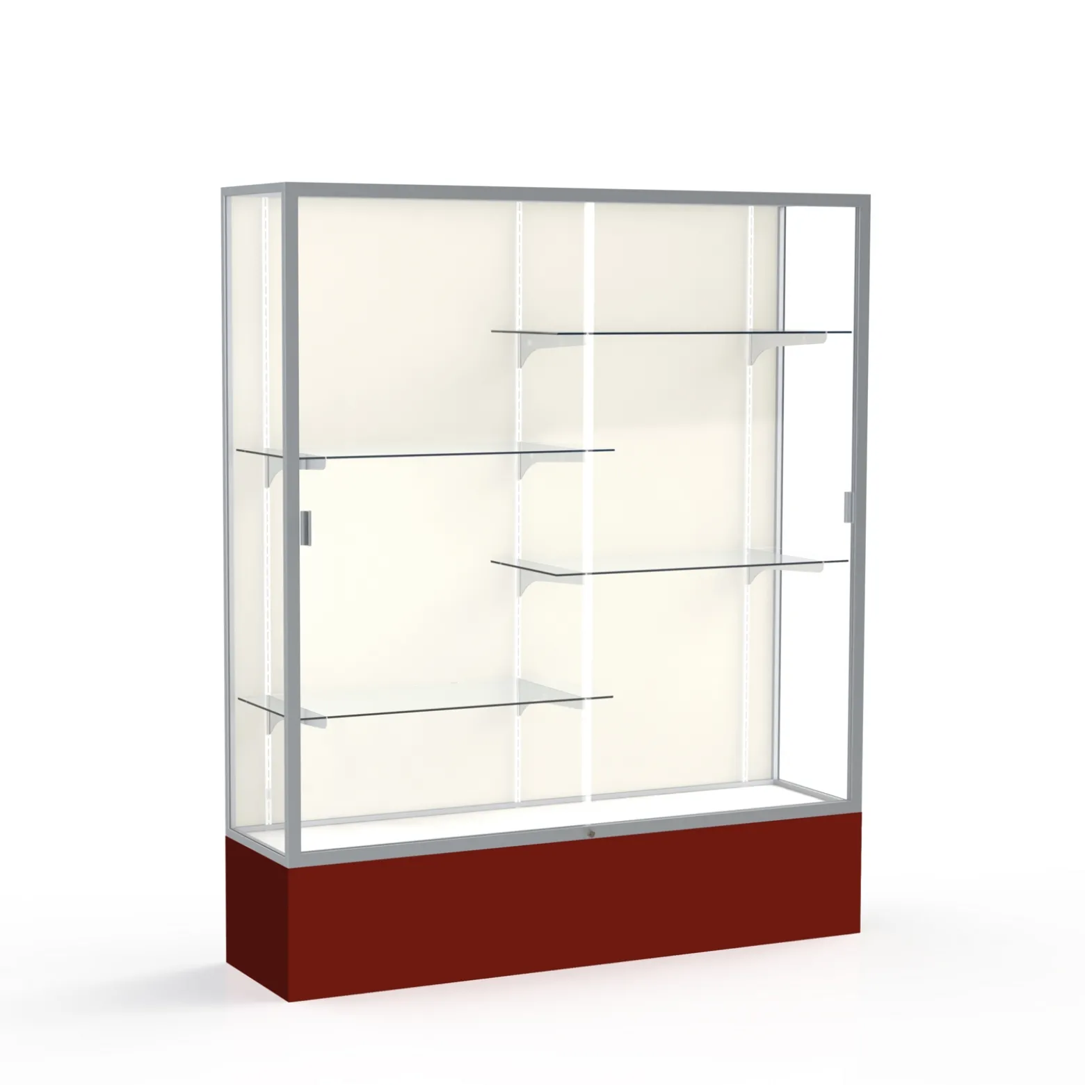 60" Wide Spirit Display Case with Fabric Back