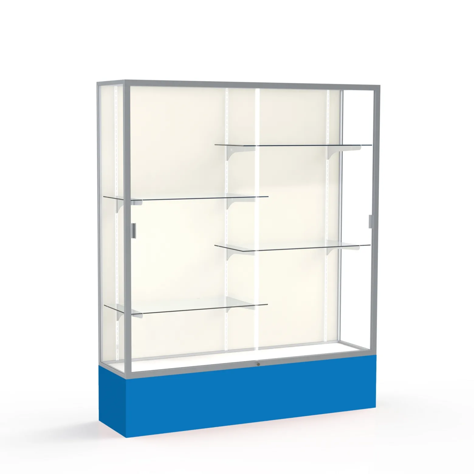 60" Wide Spirit Display Case with Fabric Back