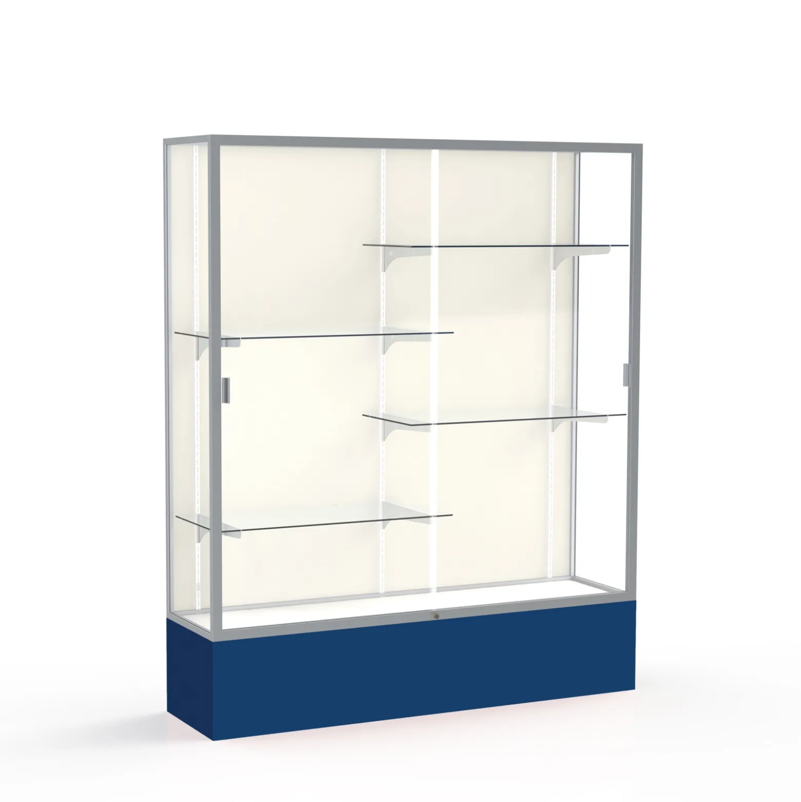 60" Wide Spirit Display Case with Fabric Back