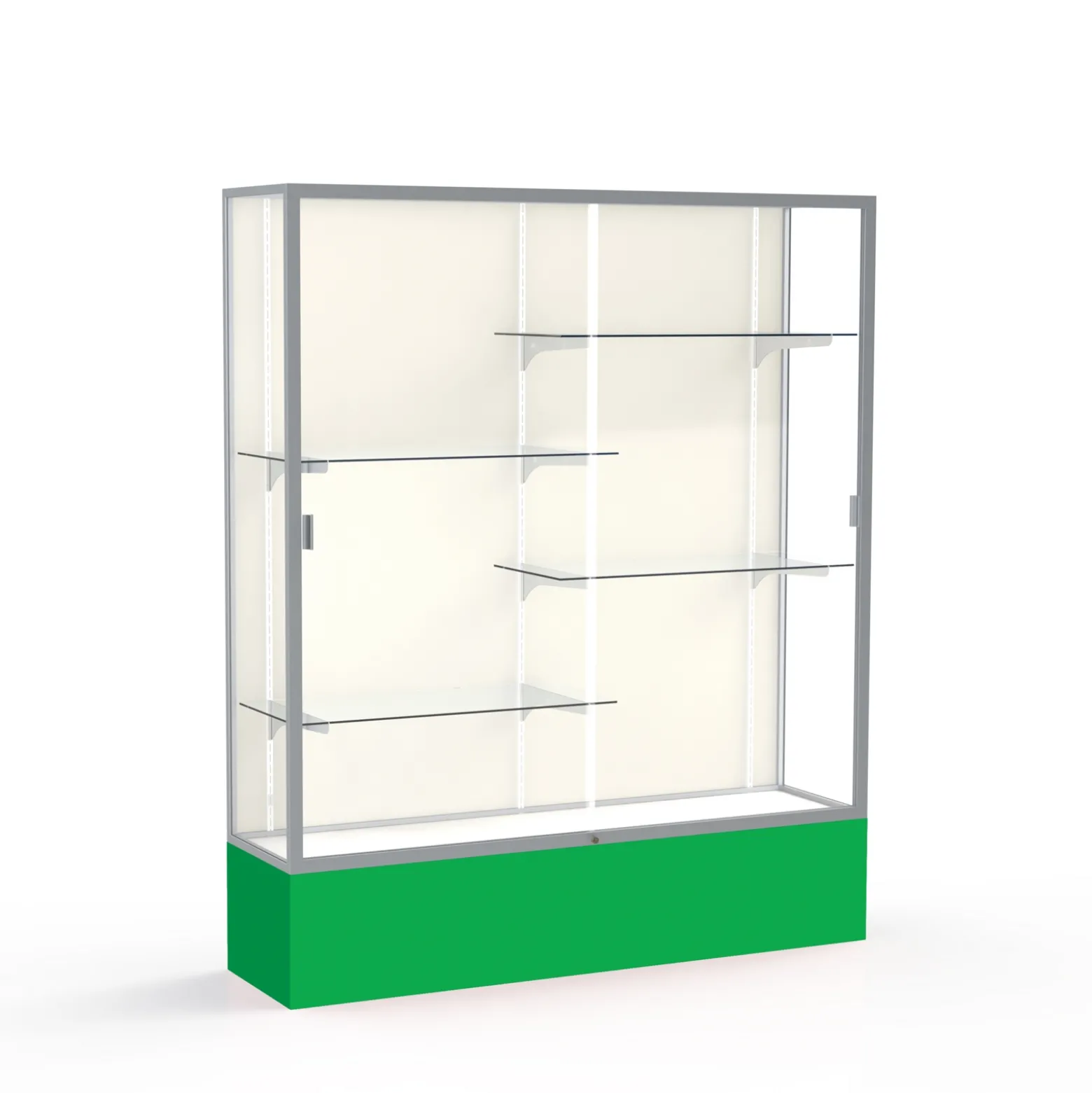60" Wide Spirit Display Case with Fabric Back