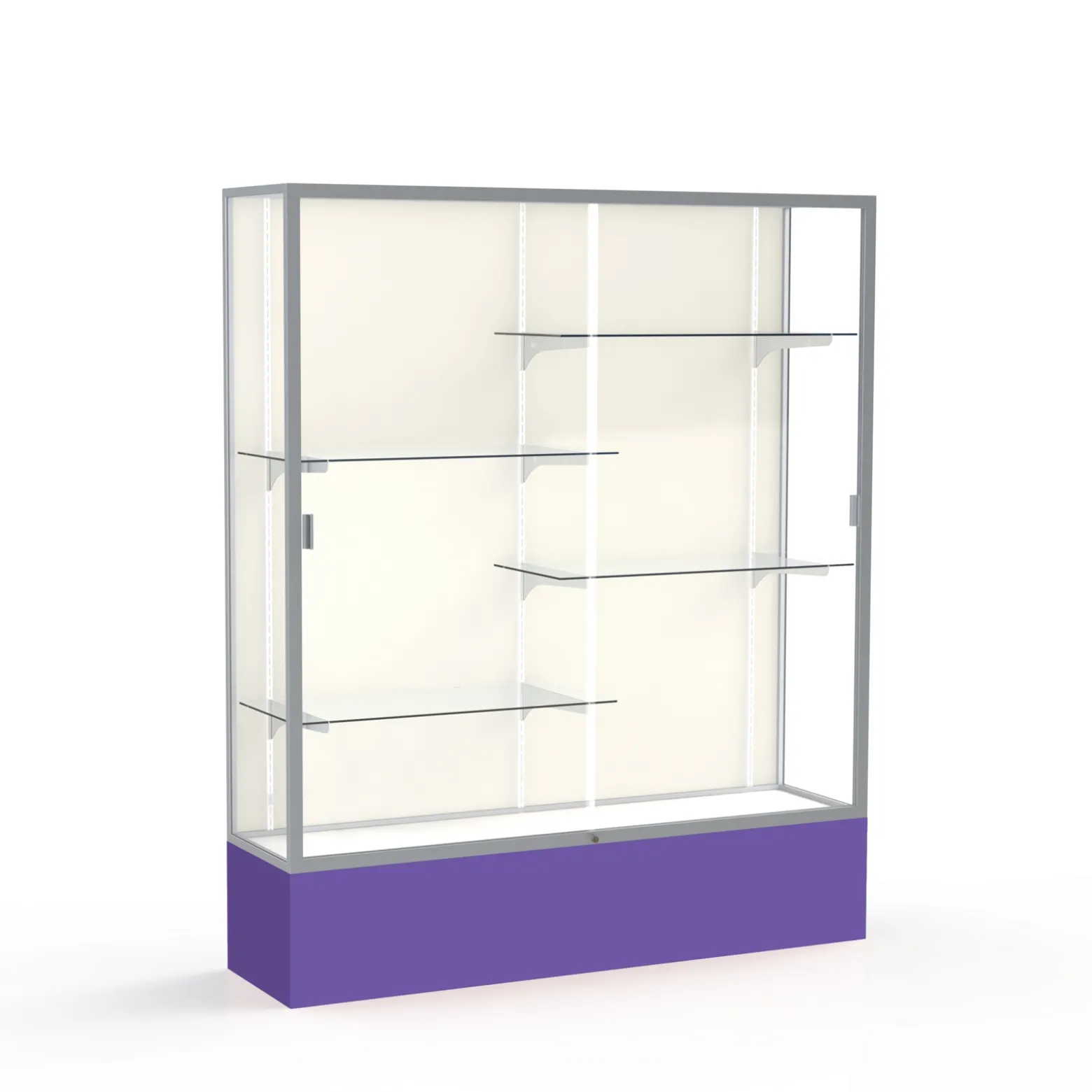 60" Wide Spirit Display Case with Fabric Back